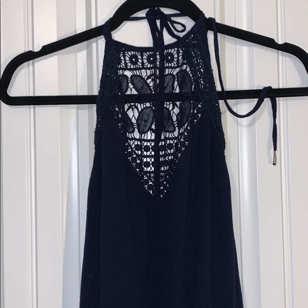 American Eagle Navy Romper